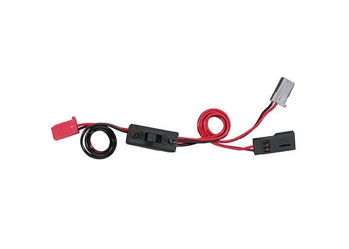 Futaba FUTM4370 SWH13 Switch Harness / Charge Cord Mini J Connector - PowerHobby