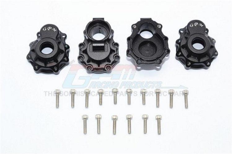 GPM Racing TRX4022-BK Aluminum Rear Knuckle Arms Black Traxxas TRX-4 TRX-6 - PowerHobby