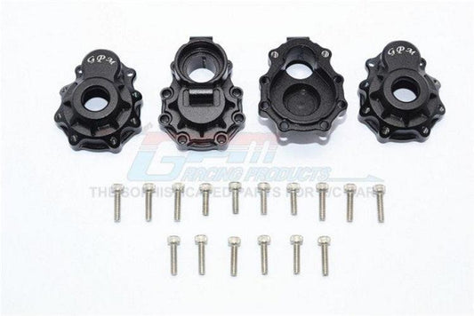GPM Racing TRX4022-BK Aluminum Rear Knuckle Arms Black Traxxas TRX-4 TRX-6 - PowerHobby