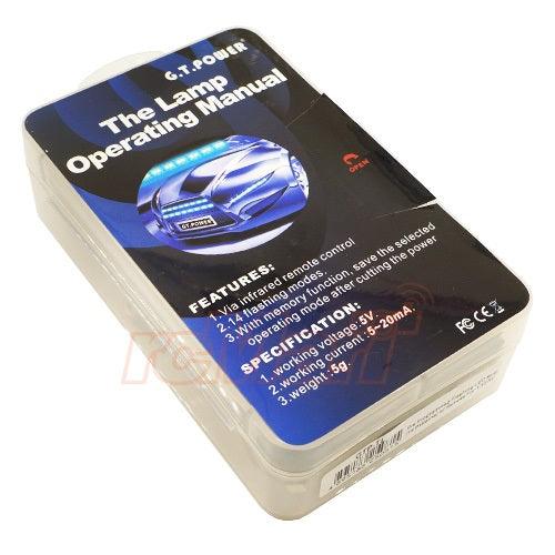 GT POWER 5V DC 14 Flashing Modes LED Light LAMP 1/10 RC Drift Car Buggy - PowerHobby