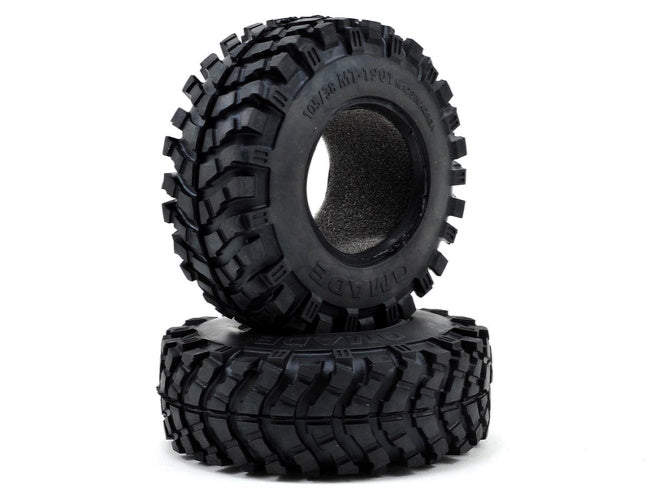 Gmade GMA70164 MT 1901 1.9" Rock Crawler Tires (2) - PowerHobby