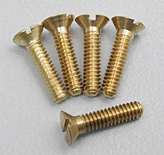 Woodland Scenics H855 Flat Head Screws 2-56 3/8" (5) - PowerHobby