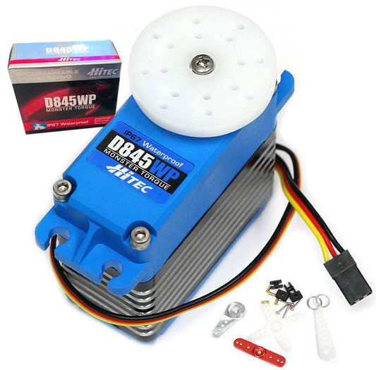 Hitec 36845 D845WP D-Series Mega Scale Waterproof Monster Torque Mega Servo - PowerHobby