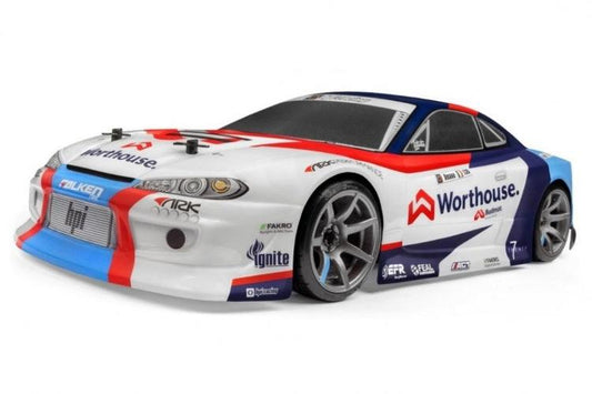 Hpi 120097 RS4 Sport 3 Drift James Deane Nissan S15 Assembled Chassis RTR RC CAR - PowerHobby