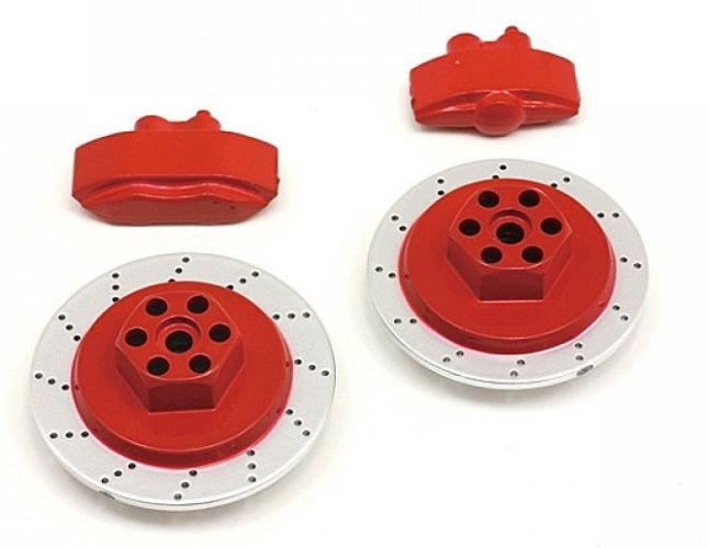 HPI Racing 33450 Brake Disc & Caliper Set (Red) E10 E10 2014 Ford E10 Drift - PowerHobby