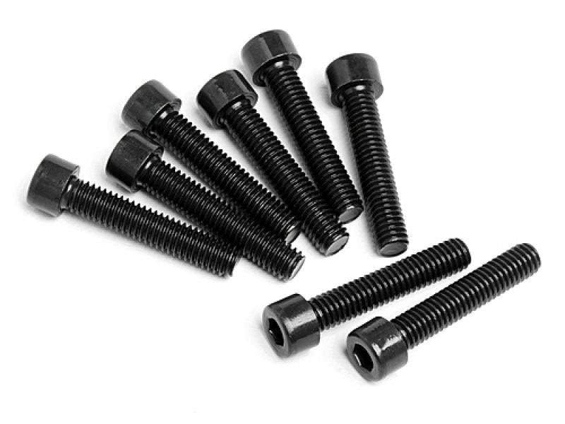Hot Bodies 94676 Racing Cap Head Screw M3.5x18mm (8) Vorza Apache D812 - PowerHobby