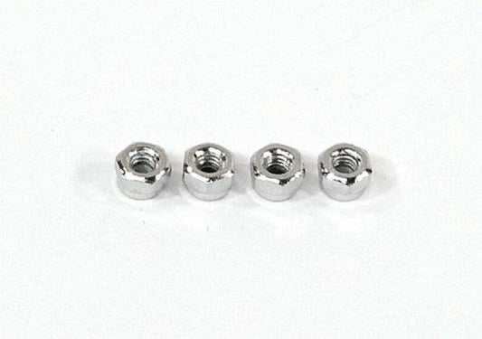 HPI Z661 Lock Nut M2.6 Silver (4Pcs) Savage Blitz HB Super Pulse Firestorm - PowerHobby