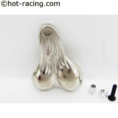 Hot Racing ACC6908 Chrome Metal Dangler Balls / Nuts Truck / Rock Crawler - PowerHobby