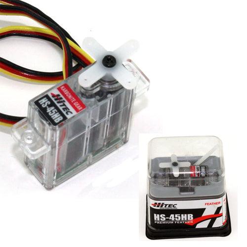 Hitec HS-45HB AGTT Feather High Speed / Torque Servo 33045S HS45HB HS-45 HB - PowerHobby