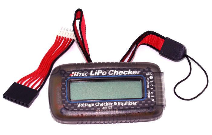 Hitec 44173 Lipo Battery Checker and Balancer - PowerHobby