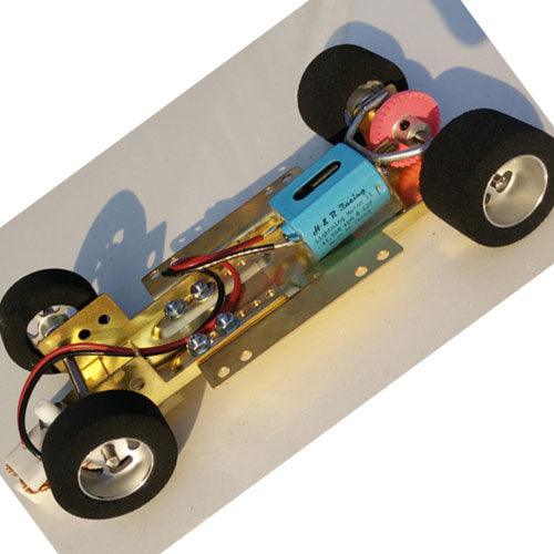 H&R Racing HRCH01 Adjustable 1/24 Chassis Foam tires Slot Car - PowerHobby