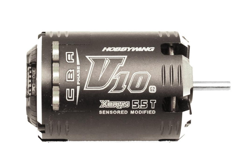 Hobbywing Xerun-V10-5.5 G2 (5800Kv) Brushless Motor Sensored - PowerHobby