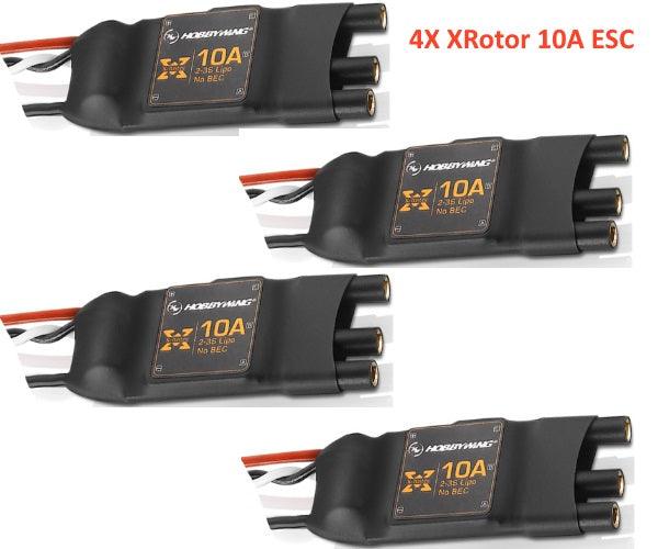 Hobbywing 30901003 XRotor-10A Multi Rotor ESC 4 Pack for 250 Class Quadcopters - PowerHobby