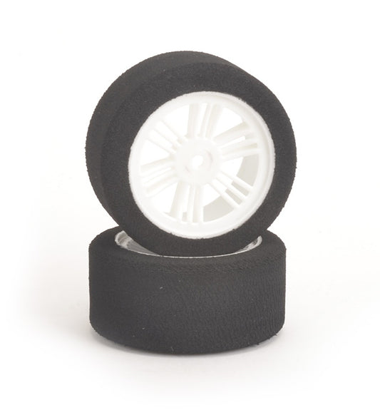 Contact 26mm 1/10 Nitro Sedan Foam Front Tires (2) 35 Shore w/12mm Hex - PowerHobby