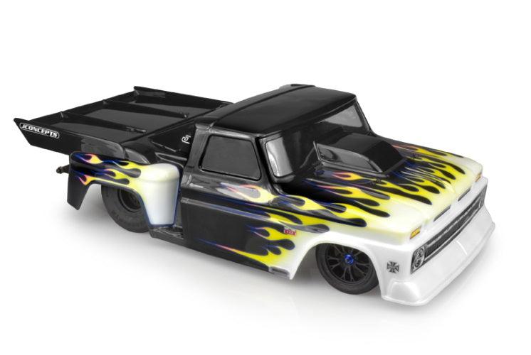 Jconcepts 0373 1966 Chevy C10 Step-Side Body w/ Ultra Rear Wing - PowerHobby