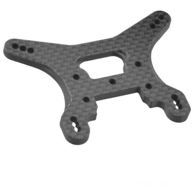 JConcepts 2517 Carbon Fiber Rear Shock Tower Ribbed & Chamfere Associated B74 - PowerHobby