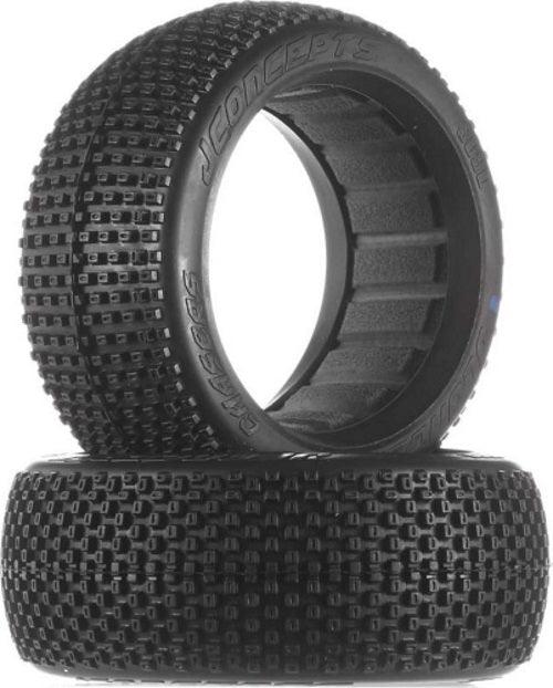 Jconcepts 3090-01 Chasers Blue Comp 1/8 Buggy Tire (2) - PowerHobby