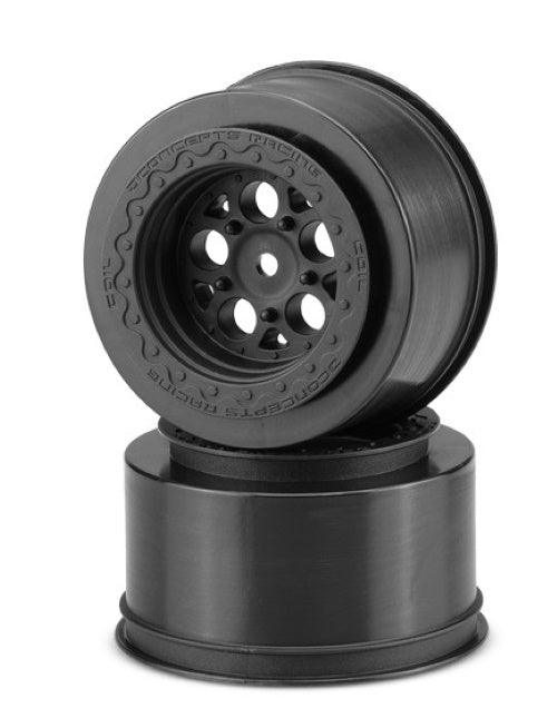 Jconcepts Coil Mambo 2.2 x 3.0" 12mm Hex Rear Black Wheels Slash Bnadit Eliminator - PowerHobby
