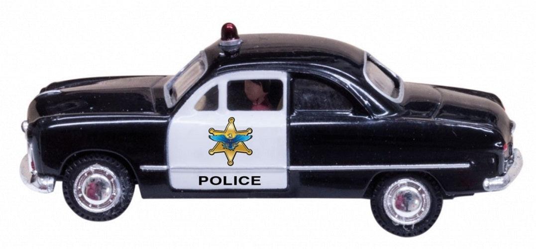 Woodland Scenics JP5593 HO Scale Police Car - PowerHobby