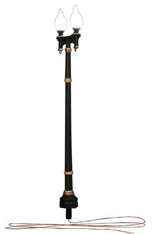 Woodland Scenics JP5640 N Scale Double Lamp Post Street Lights - PowerHobby