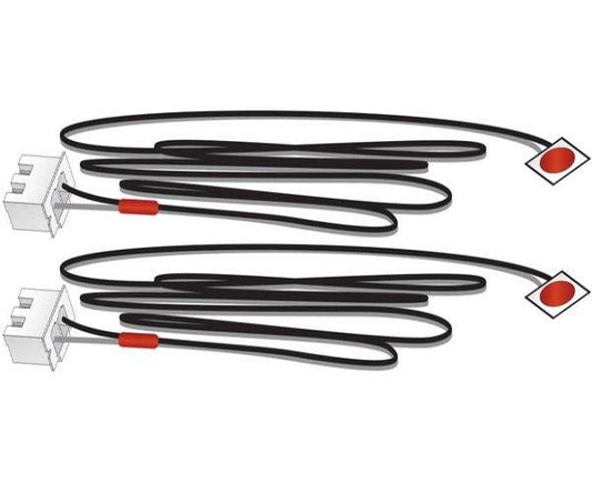 Woodland Scenics JP5739 Just Plug Red Stick-On LED Light (2) - PowerHobby