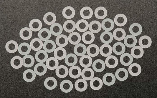 Kadee 209 Gray Insulated Fiber Washers (48) - PowerHobby