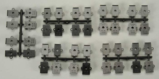 Kadee #232 HO Draft Gear Boxes & Lids (20) - PowerHobby