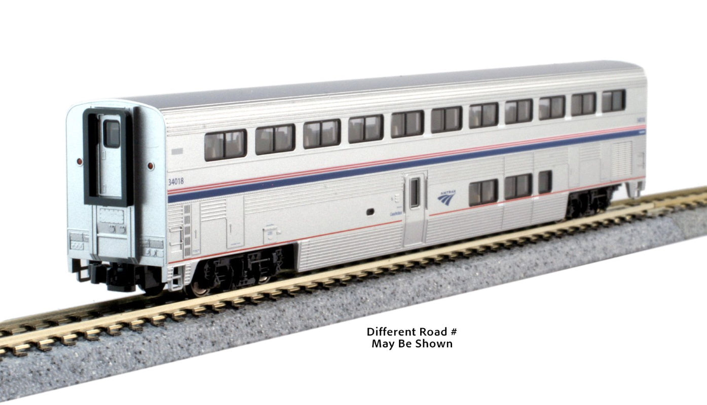 Kato 156-0980 N Scale Amtrak Superliner Coach Phase VI #34006 - PowerHobby