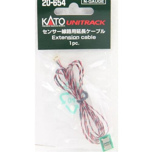 Kato 20-654 N Scale Unitrack Extension Cable for Sensor Track - PowerHobby