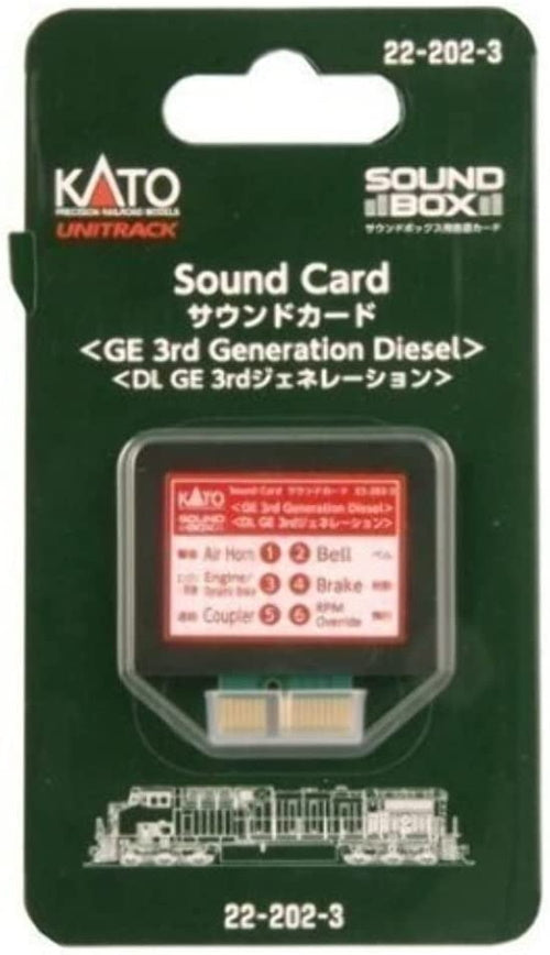 Kato 22-202-3 Dsl Sound Card P42/C44-9W 3rd Gen - PowerHobby