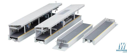 Kato 23-161 N Scale One-Sided Suburban Platform Dx Kit - PowerHobby