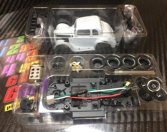 Pioneer Kit#4 1934 Ford Coupe Legends Racer White Kit 1/32 slot Car Scalextric DPR - PowerHobby