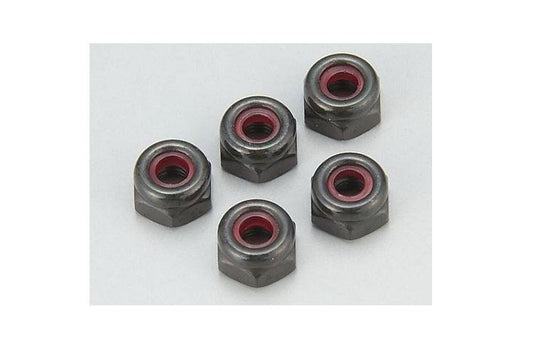 Kyosho 1-N2630N 2.6x3.0mm Steel Nylon Nut (5) Ultima / Inferno / V-One RRR - PowerHobby