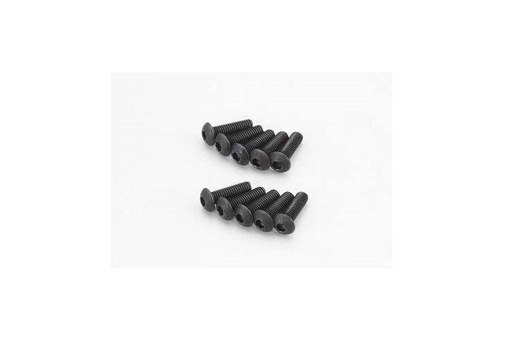 Kyosho 1-S13012H Button Head Hex Screw (10) - PowerHobby