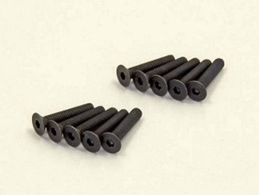 Kyosho 1-S33016H Flat Head Screw (M3x16) (Hex/10pieces) - PowerHobby