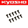 Kyosho 1-S02010TP TP Bind Screw (M2.0x10/10pcs)