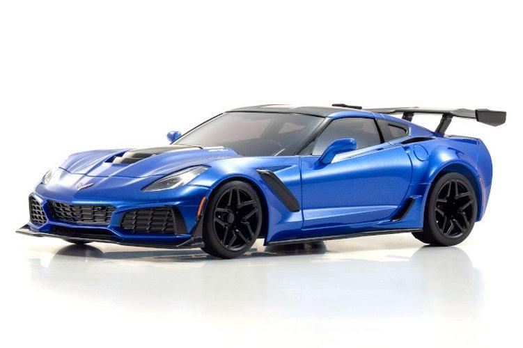 Kyosho Mini-Z ASC Chevrolet Corvette ZR1 Elkhart Lake Blue Metallic Body - PowerHobby