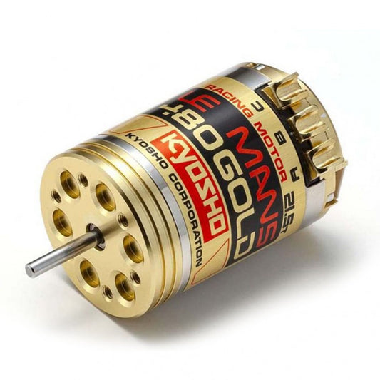 Kyosho 37035 LE MANS 480 Gold Brushless Racing Motor 21.5T 4WD - PowerHobby