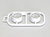 Kyosho MZH131W-W2 Multi Wheel II w/Offset 2.0 (White/RE30/2pieces) For Mini-Z