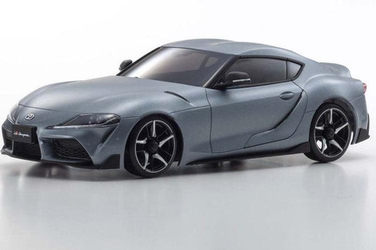 Kyosho mzp450gm MINI-Z Body Toyota GR Supra Matt Storm Gray Metallic - PowerHobby