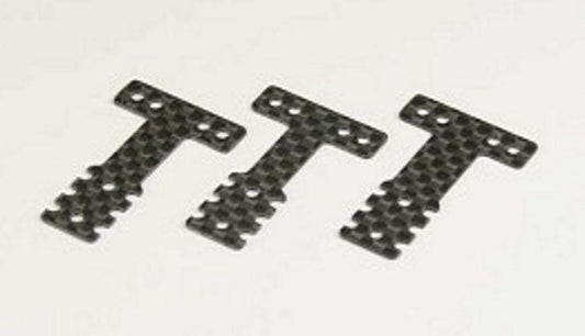 Kyosho MZW404 RM/HM-Type Carbon Fiber Rear Suspension Plate Set MR-03 - PowerHobby