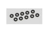 Kyosho ORG03BK P3 O-Ring Black 10pcs