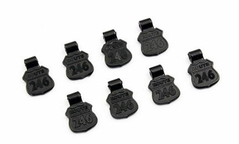 Kyosho R246-9003 Rubber Knob (8) for Body Pin - PowerHobby