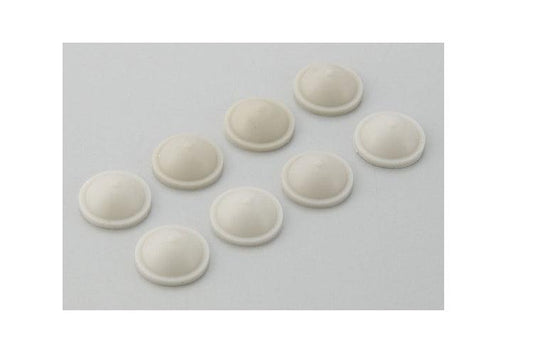 Kyosho W6007 HC White Shock Diaphragm (8) Rage VE / V-One RRR / / FAZER VE-X - PowerHobby