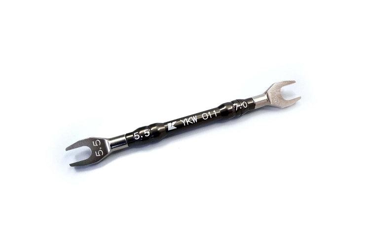 Kyosho YKW011 Kanai Tools 5.5mm / 7.0mm Spanner Wrench Inferno MP9 - PowerHobby
