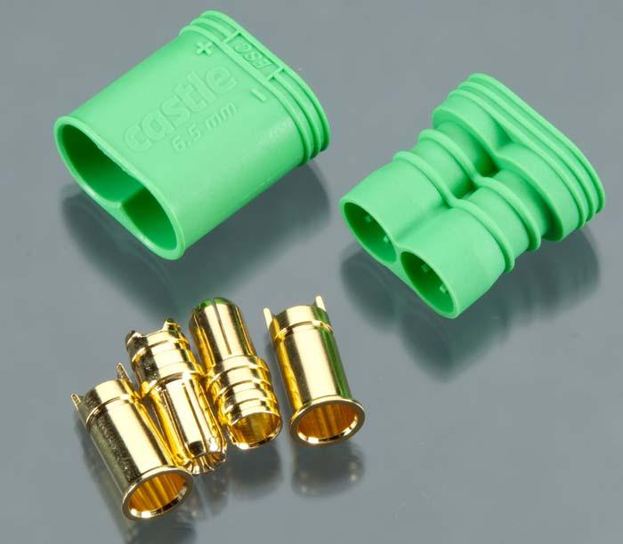 Castle Creations 6.5mm Polarized Bullet Connector 011-0053-00 - PowerHobby