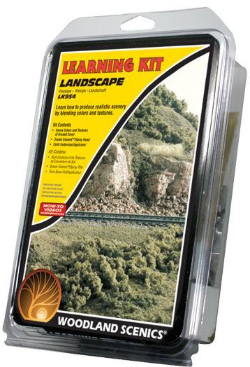 Woodland Scenics LK954 N/HO Landscaping Learning Kit Train Scenery - PowerHobby