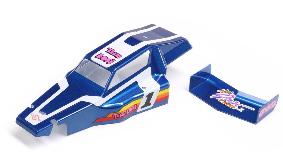 Losi LOS210028 Body & Wing Blue Mini JRX2 - PowerHobby