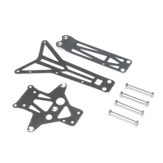 Losi LOS230105 Top Chassis Brace and Standoffs Front/Rear RZR Rey - PowerHobby