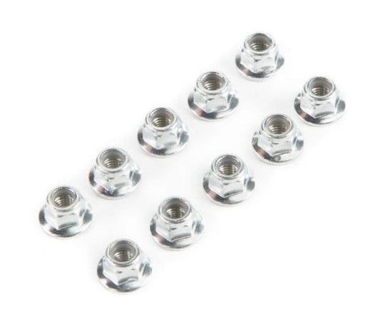 Losi LOS235015 Lock Nut Flanged M5 x 0.8 Serrated (10) Baja Rey Rock Rey - PowerHobby